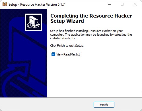 صفحه نصب resource hacke